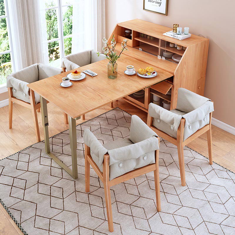 bàn ăn gỗ cao su cao cấp