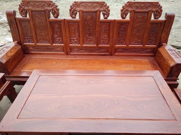 Bàn ghế gỗ hương vân
