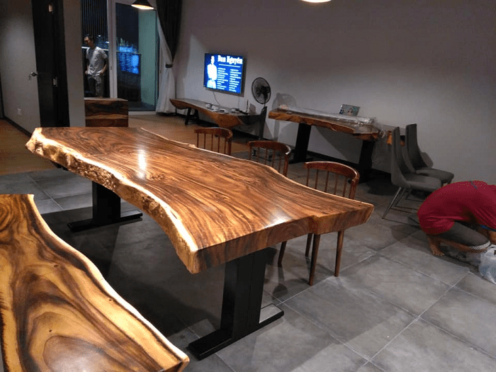 Hình ảnh nội thất gỗ me tây đẹp