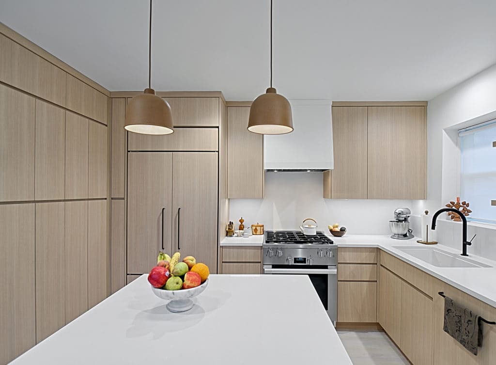 Hình ảnh nội thất gỗ veneer sồi trắng đẹp nhất