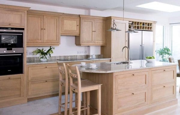 Nội thất tủ gỗ tần bì nhà bếp