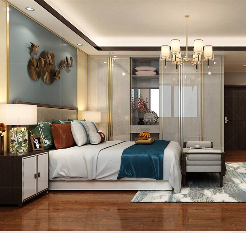 Mẫu 8: Tủ quần áo gỗ cao su