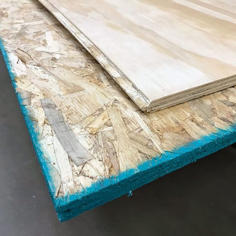 So sánh ván gỗ dăm(OSB) và Gỗ dán(Plywood)