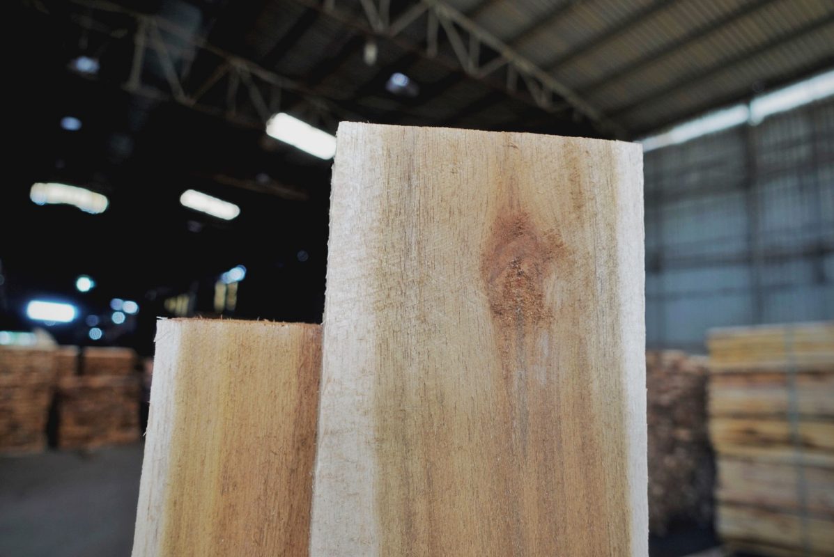 Gỗ tràm trải qua quá trình xẻ sấy chuyên dụng sẽ tạo thành phôi gỗ tràm